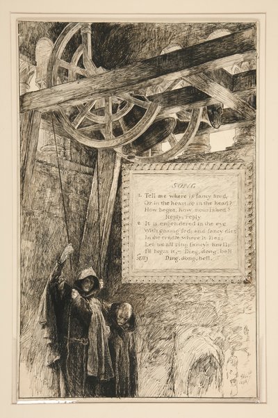 Lied, aus Akt III, Szene ii, Der Kaufmann von Venedig von Edwin Austin Abbey