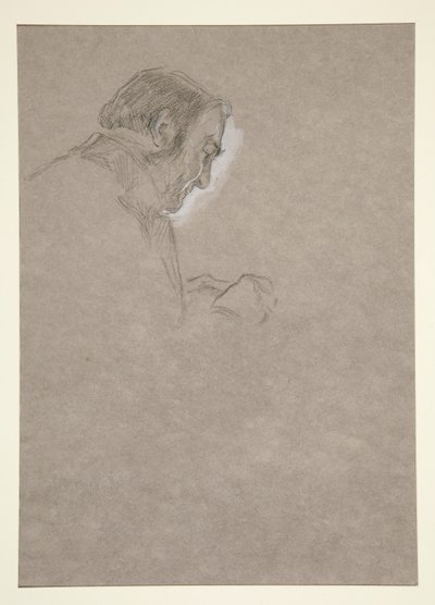 Studie. Erzbischof Temple krönt den König von Edwin Austin Abbey