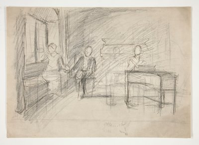 Studie für ein altes Lied von Edwin Austin Abbey