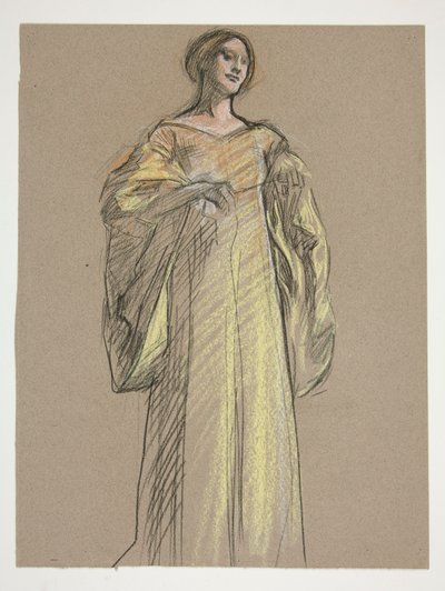 Studie für Fiametta von Edwin Austin Abbey