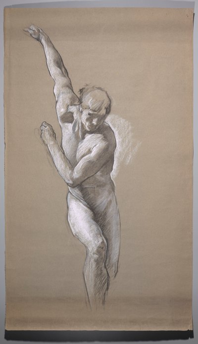 Studie für Wissenschaft, die die Schätze der Erde entdeckt von Edwin Austin Abbey