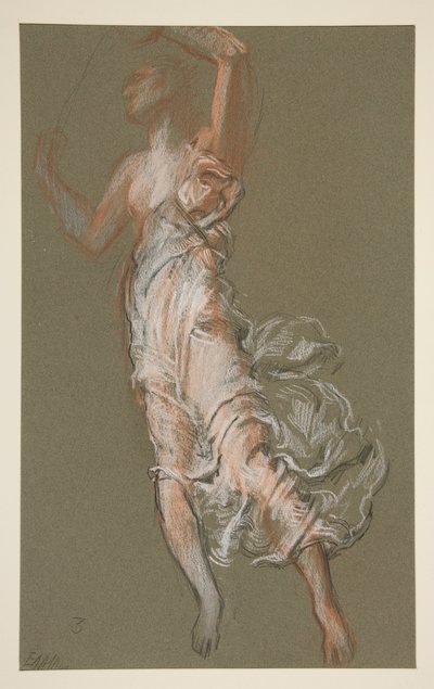 Studie für Figur von 15 Uhr von Edwin Austin Abbey