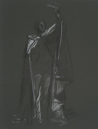 Studie von Peer von Edwin Austin Abbey