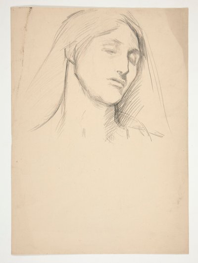 Studie einer Frau von Edwin Austin Abbey