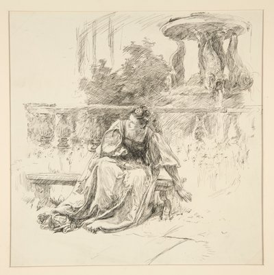 Der zerrissene Brief, aus Akt I, Szene ii, Zwei Herren aus Verona von Edwin Austin Abbey