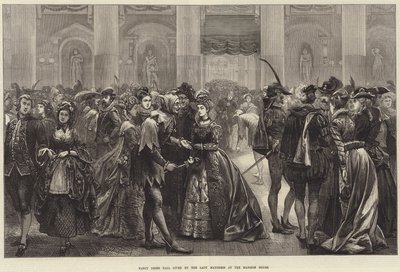 Kostümball der Lady Mayoress im Mansion House von Edwin Buckman