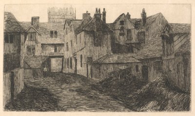 Bell Inn, Edmonton, Rückansicht - Äußerer Vorort - Norden von Edwin Edwards