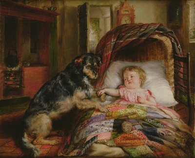 Das Baby bewachen von Edwin Frederick Holt
