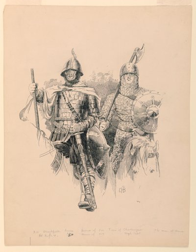 "Rüstung von 800. Zeit Karls des Großen" von Edwin Howland Blashfield
