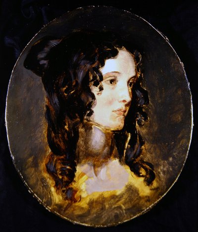Porträtstudie einer Dame von Edwin Landseer