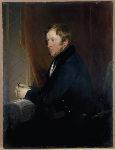 Porträt von William Spencer Cavendish, 6. Herzog von Devonshire von Edwin Landseer