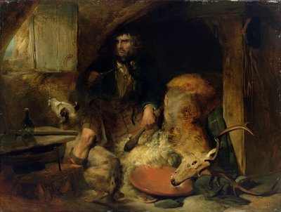 Der Wilde, ca. 1838 von Edwin Landseer