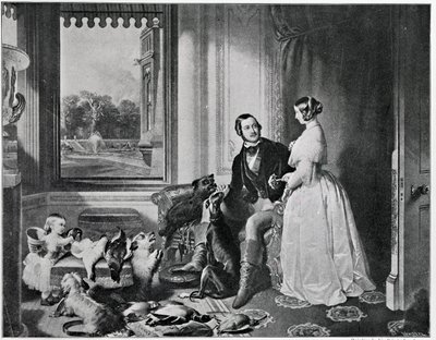Windsor Castle in modernen Zeiten, nach dem Gemälde von 1843 von Edwin Landseer