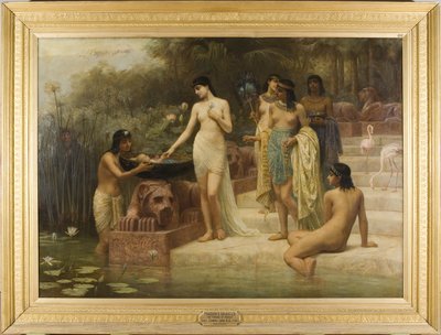 Die Tochter des Pharao - Das Finden von Moses von Edwin Longsden Long