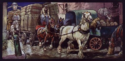 Clydesdale-Pferde bei der Arbeit von Edwin Noble