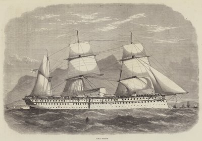 Indien und der Prinz von Wales, HMS Serapis von Edwin Weedon