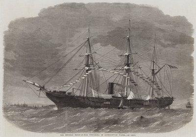 Die Bundeskriegsschaluppe Tuscarora im Southampton Water von Edwin Weedon