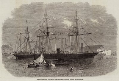 Der verdächtige konföderierte Kreuzer Pampero in Glasgow beschlagnahmt von Edwin Weedon