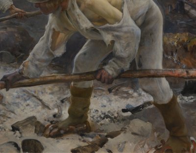 Unter dem Joch (Brennendes Buschwerk) von Eero Järnefelt