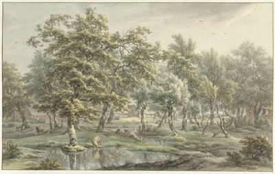 Landschaft in Eext (Provinz Drenthe) von Egbert van Drielst