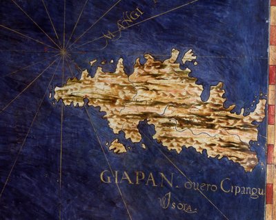 Karte von Japan (Cipangu oder Cypango), erstellt von Egnazio Danti um 1567 von Egnazio Danti
