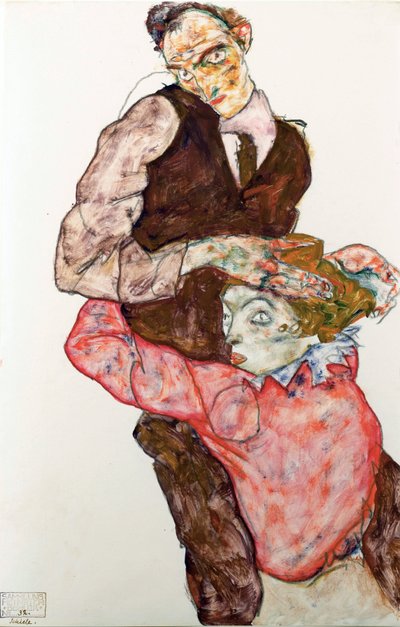 Liebende von Egon Schiele