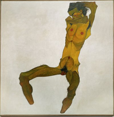 Porträt, Akt von Egon Schiele