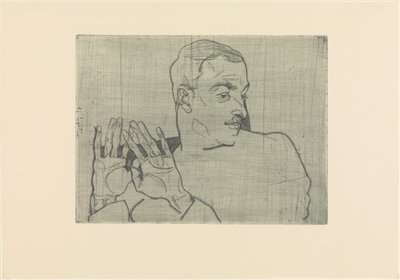 Porträt von Arthur Roessler von Egon Schiele