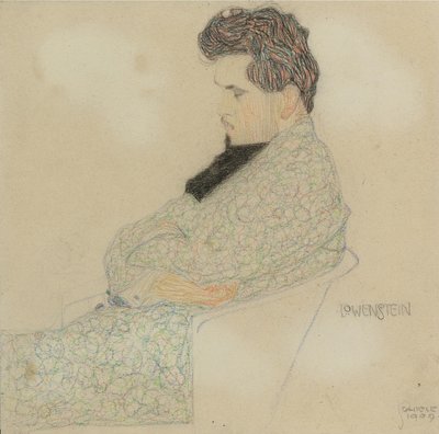 Porträt des Komponisten Arthur Löwenstein, 1909 von Egon Schiele
