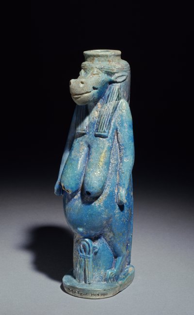 Taueret, die Nilpferdgöttin, wahrscheinlich Spätzeit, ca. 664-332 v. Chr. von Egyptian
