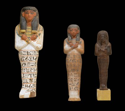 Uschebtis für Hapyaa, Sennefer und Hesmeref von Egyptian 18th Dynasty