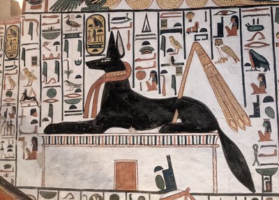 Anubis Grab Nefertari von Egyptian 19th Dynasty