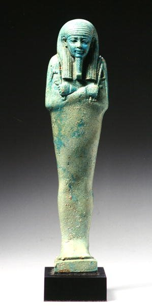 Ushabti-Figur für Nakht-Hor-em-heb-mes-em-khereden, Spätzeit, ca. 600 v. Chr. von Egyptian 26th Dynasty