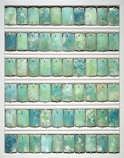 Fliesen, aus der Stufenpyramide von Djoser, Sakkara, Altes Reich, 2667-2648 v. Chr. von Egyptian 3rd Dynasty