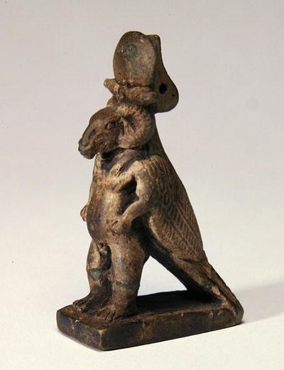 Kompositgott mit Widderkopf, Zwergkörper und Falkenrücken von Egyptian Ptolemaic Period