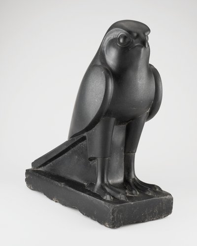 Statue des Gottes Horus als Falke, Ptolemäische Zeit von Egyptian Ptolemaic Period