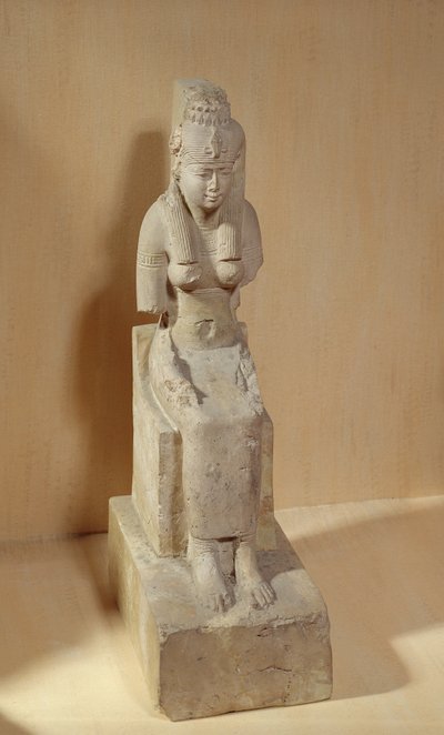 Statue der Göttin Rattawy, aus Medamud von Egyptian Ptolemaic Period