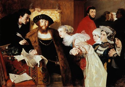 Christian II. unterzeichnet den Todesbefehl von Torben Oxe von Hjalmer Eilif Emanuel Peterssen