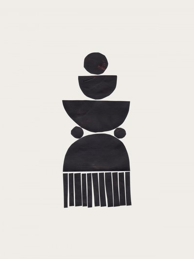 Abstraktes Geometrisches Totem von Ejaaz Haniff
