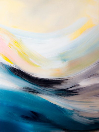 Abstrakter Ozeanfluss von Ejaaz Haniff