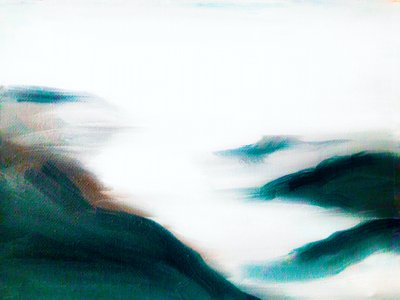 Neblige Berggelassenheit von Ejaaz Haniff