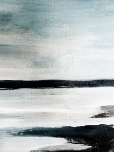 Moderner Blauer Horizont von Ejaaz Haniff