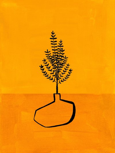 Warme minimalistische Pflanze von Ejaaz Haniff