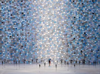 Blauer Regen Romanze von Ekaterina Ermilkina