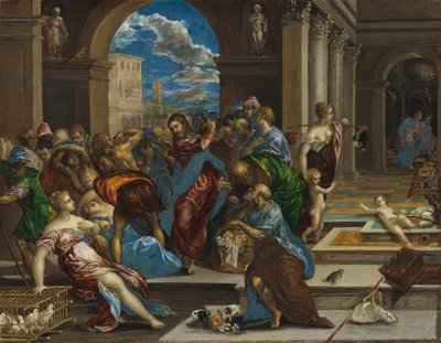 Christus reinigt den Tempel, wahrscheinlich vor 1570 von El Greco