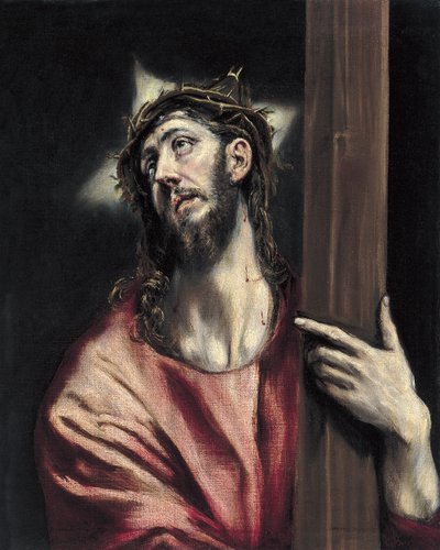 Christus mit dem Kreuz von El Greco