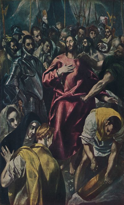 Espolio Entkleidung Christi, um 1577-1579, 1938 von El Greco