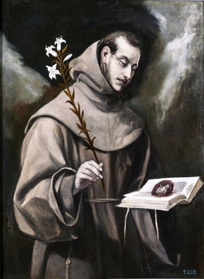 Heiliger Antonius von Padua von El Greco