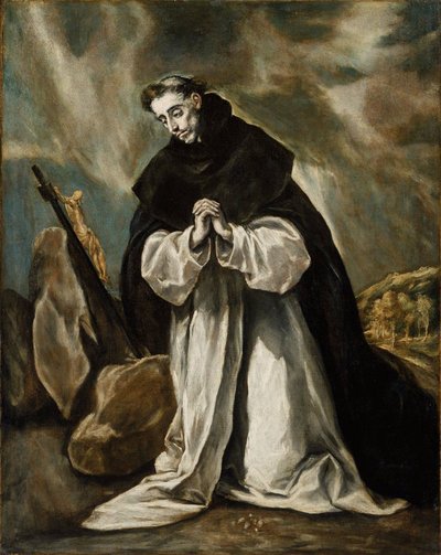 Santo Domingo orante (Tipo-I) von El Greco
