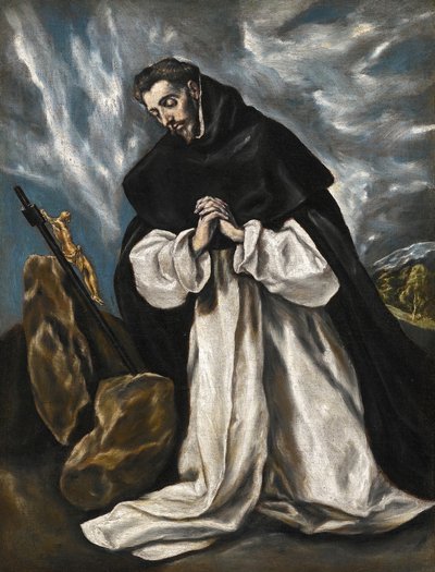 Der heilige Dominikus im Gebet von El Greco